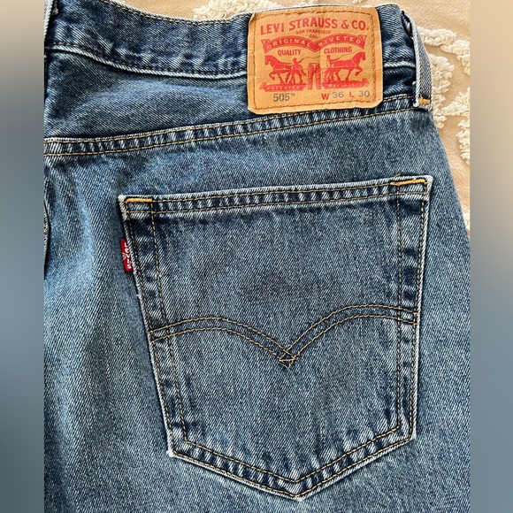 Men’s Levi’s Reg Fit 505’s W36 L30 - Picture 5 of 7